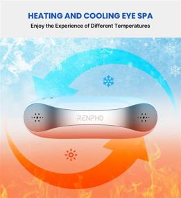 img 3 attached to 🔥 Heating and Cooling Eye Spa Mask with Semiconductor Heads: RENPHO Eye Mask – Relax Eye Strain, Reduce Puffy Eyes, Wrinkles