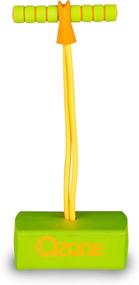 img 4 attached to 🟢 Flybar Pogo Stick - Ozone My First Foam Pogo Jumper: Top Indoor Toy for Kids, Toddlers Age 3-5, Ozone Green