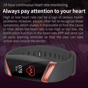 img 3 attached to Ultimate Fitness Tracker: Heart Rate Monitor, Blood Pressure, Sleep, 📈 Calorie, Pedometer Watch – Waterproof Activity Tracker for Men and Women