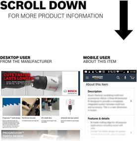 img 3 attached to 🔪 Bosch HB081 Bi Metal Hole Saw: A High-Performance Tool for Precision Cutting