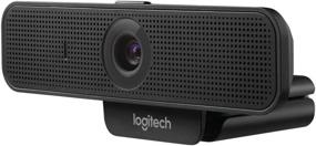 img 3 attached to 📷 Black Logitech C925-e Webcam with HD Video and Integrated Stereo Microphones