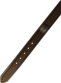 img 1 attached to Ariat Mens Basket Circle Concho Men's Accessories in Belts