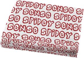 img 2 attached to 🕷️ Marvel Spiderman Spidey Sense Twin Sheet Set - Super Soft and Cozy 3-Piece Bedding - Fade Resistant Polyester Microfiber Sheets for Kids (Official Marvel Product)