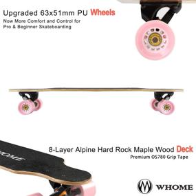 img 2 attached to WHOME Skateboard Complete Adults Beginners Sports & Fitness