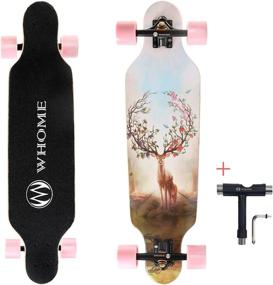 img 4 attached to WHOME Skateboard Complete Adults Beginners Sports & Fitness