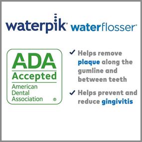 img 3 attached to 💦 Waterpik Aquarius WP-662: Professional Water Flosser for Teeth, Gums, Braces, Dental Care - ADA Accepted, 7 Tips, 10 Settings, Black