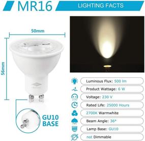 img 3 attached to 💡 Mezone GU10 Equivalent Spotlight 120V 240V: High Performance and Universal Voltage Application