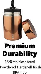 img 1 attached to ☕ MiiR Stainless Steel Coffee Canister: Airtight Storage for Coffee, Tea, and More, Portable Container with Copper Finish