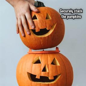 img 3 attached to 🎃 The Stack-O-Lantern Pumpkin Stacking Kit - Ultimate Carving and Pumpkin Light Display Set by the creators of The Eggmazing Egg Decorator and The Treemendous Ornament Decorator