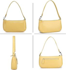 img 2 attached to Barabum Classic Shoulder HandBag 4 Yellow