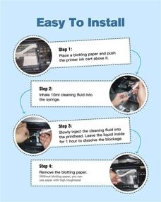 img 2 attached to 🖨️ E-Z Ink (TM) Printers Cleaning Kit for HP/Epson/Canon/Brother - WF-7710 WF-3640 7620 8600 8610 8620, WF-2750 WF-2650 ET-2750 ET-2650 - Liquid Nozzle Printhead Cleaner (100ml)