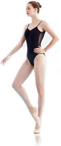 img 2 attached to 🩰 Daydance Women's Cotton Spaghetti Straps Ballet Leotards - A Size Up for Enhanced Comfort and Performance