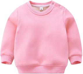 img 3 attached to Thermal Fleece Christmas Sweatshirts Pullover Apparel & Accessories Baby Boys