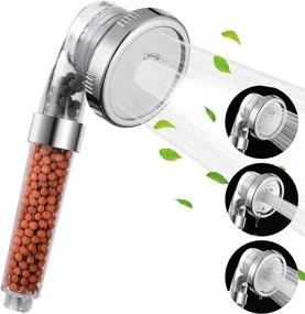 img 4 attached to 🚿 Luxsego High Pressure Filtered Shower Head: Water Saving, Softens Hard Water for an ultimate Shower Experience; Ideal for RVs, Ecowater SPA Shower Spray, Beneficial for Dry Hair and Skin