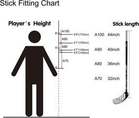 img 1 attached to ACCUFLI Floorball AirTek Length 36Inch Sports & Fitness