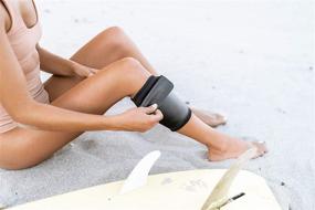 img 1 attached to 🤽 Waterproof Leg Ankle Pouch Dry Bag for Swimming, Surfing, Kayaking, Fishing, Boating, Running, Biking with DRFT