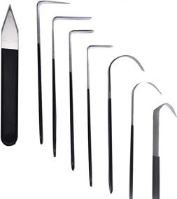 img 4 attached to 🎨 YaeTek 8-Piece Stainless Steel Pottery Tools Set - Carving, Shaping Knives for Clay Sculpture - Craft Trimming, Modeling, and Sculpting Hand Tools for Artists and Ceramic Artisans