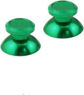 🎮 enhance your gaming experience with 3d aluminum thumbsticks analog stick for ps4 pro, slim and xbox one controllers (green) логотип