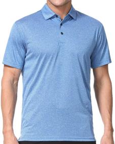 img 3 attached to COSSNISS Mens Golf Polo Shirt Men's Clothing for Shirts