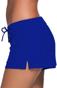 img 3 attached to WILLBOND Women's Plus Size Swimsuit Shorts Tankini Swim 👙 Briefs Boardshort Summer Swimwear Beach Trunks for Girls - Enhanced SEO