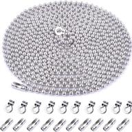 🔗 16-feet beaded roller chain pull chain extension - 4.5mm diameter with 20 matching connectors логотип