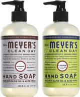 🍋 lavender & lemon verbena liquid hand soap by mrs. meyers, 12.5 ounces each logo