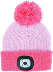 img 2 attached to 🦉 Stay Warm and Visible with Night Owl Kids LED Rechargeable Beanie Cap Pom Hat