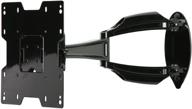 оптимизированный настенный кронштейн peerless sa740p articulating для жк-экранов от 22 до 40 дюймов в стильном черном цвете. логотип
