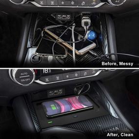 img 1 attached to 📱 CarQiWireless Беспроводное Зарядное Устройство для Nissan Altima L34 2019-2021 - Беспроводная Зарядная Подушка для Телефона для S/SR/SV/SR VC-Turbo/SL/Platinum/latinum VC-Turbo/Edition One - Аксессуары