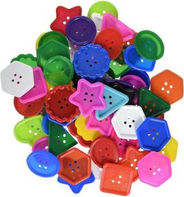 img 1 attached to 🔘 Roylco Inc. Super Size Buttons 60/Pkg.