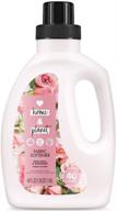 organic rose petal & murumuru fabric softener by love home and planet - 1 pack logo