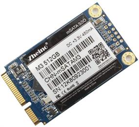 img 3 attached to Zheino mSATA SSD 512GB M3 Mini SATA SSD: Надежный внутренний твердотельный накопитель для мини-ПК, ноутбуков и планшетов.