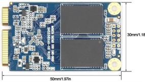 img 1 attached to Zheino mSATA SSD 512GB M3 Mini SATA SSD: Надежный внутренний твердотельный накопитель для мини-ПК, ноутбуков и планшетов.