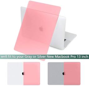 img 2 attached to 👩 Batianda MacBook Pro 13 2019 2018 2017 2016 Release A2159 A1989 A1706 Pink Case + Keyboard Cover + Screen Protector