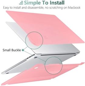 img 1 attached to 👩 Batianda MacBook Pro 13 2019 2018 2017 2016 Release A2159 A1989 A1706 Pink Case + Keyboard Cover + Screen Protector