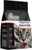 🐱 harlow blend - gluten, grain, and gmo free cat food recipe for all life stages - two flavor choices & multiple sizes (fish fusion & turkey fusion) logo