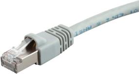 img 2 attached to 🔌 High-Speed Monoprice Cat6A Ethernet Patch Cable - Reliable Network Internet Cord - RJ45