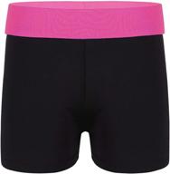 🩰 metallic boy cut shorts for gymnastics girls' active clothing by freebily logo