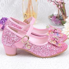 img 2 attached to 👑 YING LAN Princess Cosplay Performance Girls' Shoes and Flats: A Magical Touch for Young Performers