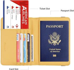img 1 attached to Casmonal Passport Blocking Document Organizer