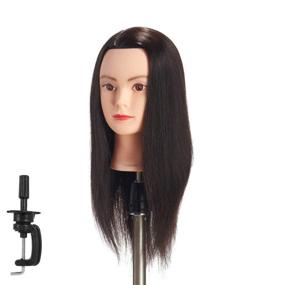 img 3 attached to Hairginkgo Cosmetology Mannequin Training 92018W0214