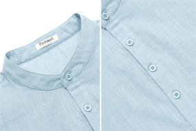 img 1 attached to Tinkwell Sleeve Henley Casual Shirts: Stylish Men's Clothing for Every Occasion