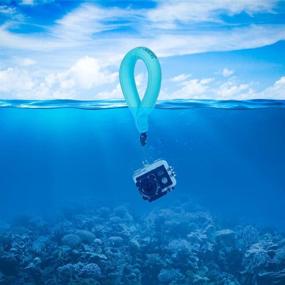 img 3 attached to 📷 JOTO Waterproof Camera Float (2-pack) - Floating Strap for Underwater Devices - Blue
