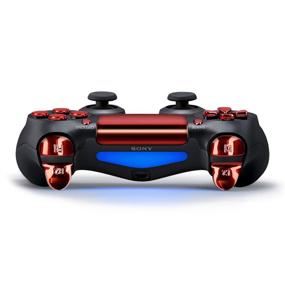 img 2 attached to 🎮 Enhance Your Gaming Experience with kwmobile Red Plastic Keys - Perfect PS4 Controller Replacement Keys