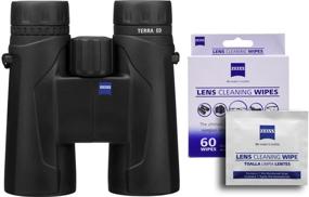 img 1 attached to Zeiss Terra 10x42 ED 524206 🔭 Binoculars + Bonus 60 ct. Zeiss Lens Wipes