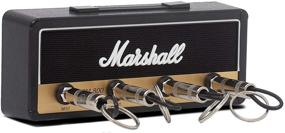 img 2 attached to Marshall Jack Rack - Wall Mounted Guitar Amp Key Hanger with License. Includes 4 Guitar Plug Keychains and 1 Wall Mounting Kit for Easy Installation (Standard JCM800)