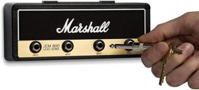 img 3 attached to Marshall Jack Rack - Wall Mounted Guitar Amp Key Hanger with License. Includes 4 Guitar Plug Keychains and 1 Wall Mounting Kit for Easy Installation (Standard JCM800)