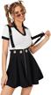 romwe adjustable pleated overall pinafore women's clothing for jumpsuits, rompers & overalls logo