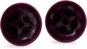 img 2 attached to 🎮 Enhance Gaming Performance with Deal4GO 2-Pack OEM Dark Maroon Thumbstick Replacement for Xbox One & Dualshock 4 Controllers