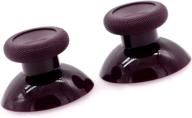 🎮 enhance gaming performance with deal4go 2-pack oem dark maroon thumbstick replacement for xbox one & dualshock 4 controllers logo